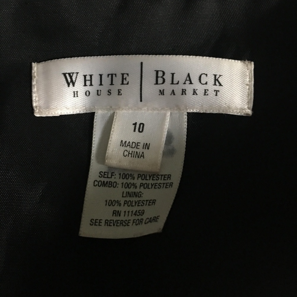 WHBM LACE DRESS Strapless Lined Sz S - Picture 8 of 8
